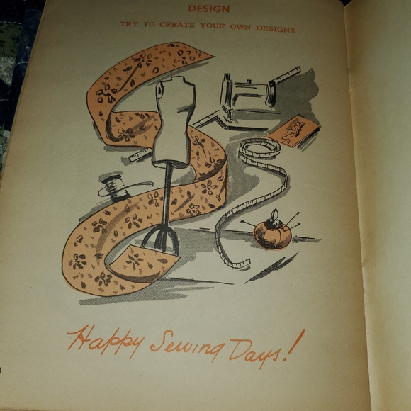 Soft Cover Vtg Picture Sewing Book for Children 8-12 - Picture 5 of 8